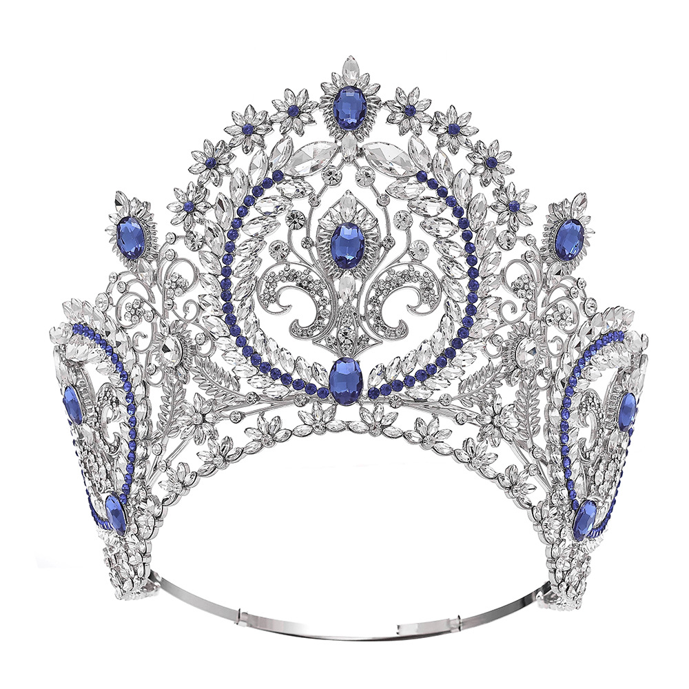 Cristal azul blanco K