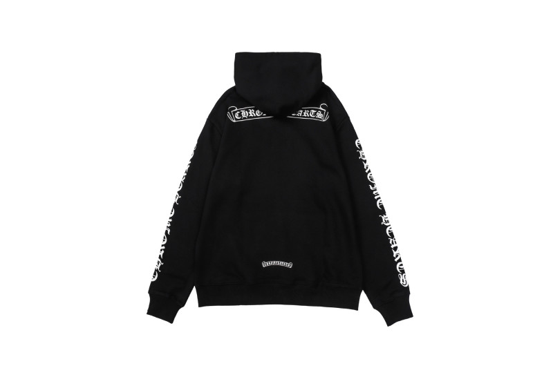 24新款chrome Hearts 克罗伈卫衣正确版马蹄连帽卫衣广州工厂批发|undefined