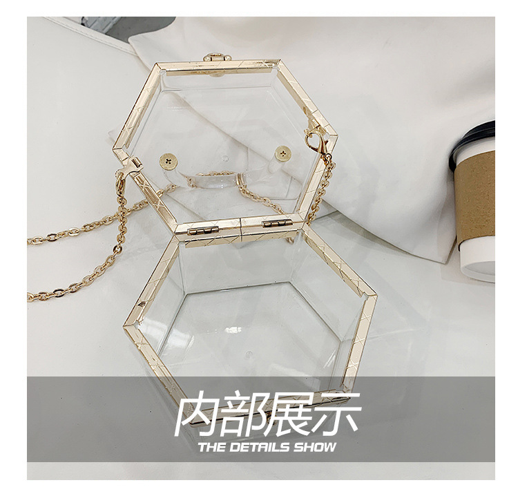 Fashion Simple Acrylic Transparent Bag display picture 15