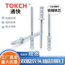 ASME/ANSI B18.30.1M-2-2005 美标铝铁双鼓沉头抽芯铆钉 海马