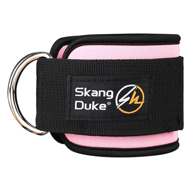 Leg strength trainer fastener fitness foot ring foot buckle ankle strap elastic resistance band tension rope accessories