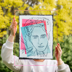 亞克力透明相框洗照片做成相片框擺台裝裱a4海報畫框掛牆創意擺件