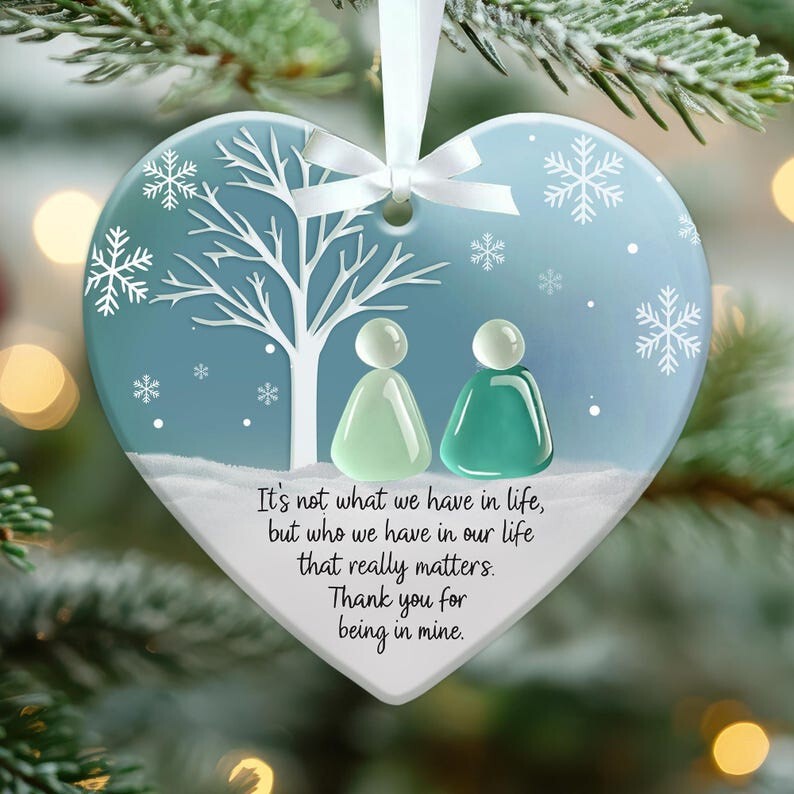 Cross-Border Hot Selling Acrylic 2D Plane Friendship Pendant Decoration Christmas Tree Decoration Best Friend Christmas Gift Cross-Border Hot Selling Acrylic 2D Plane Friendship Pendant Decoration Christmas Tree Decoration Best Friend Christmas Gift