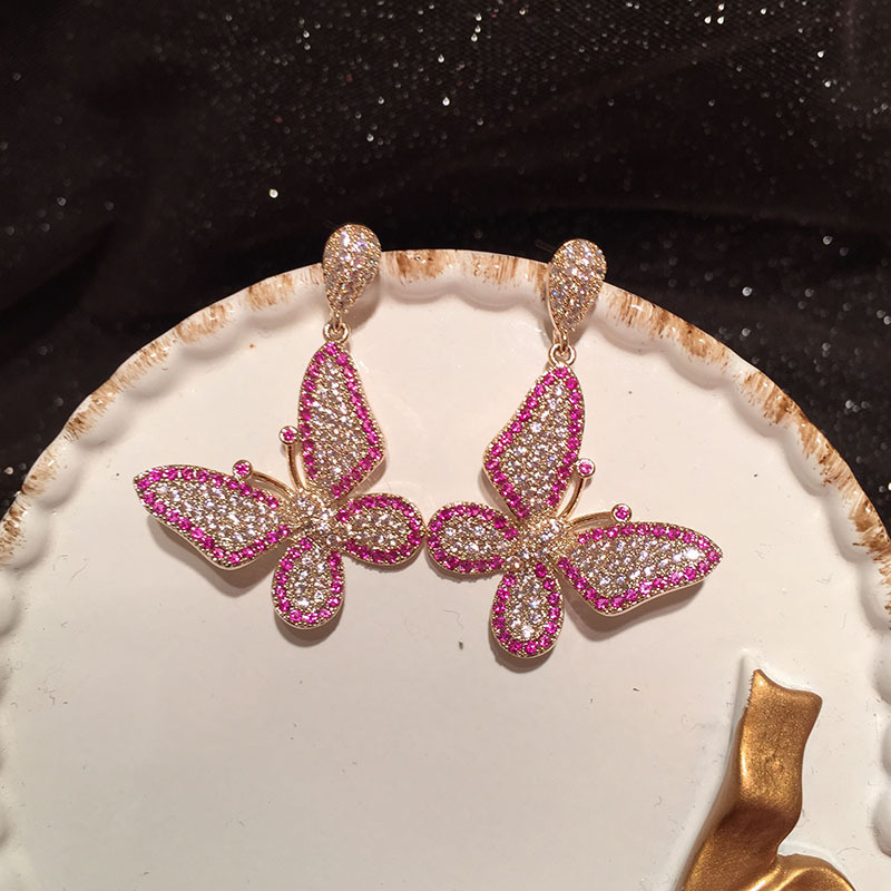 Simple Fashion Butterfly Earrings display picture 5