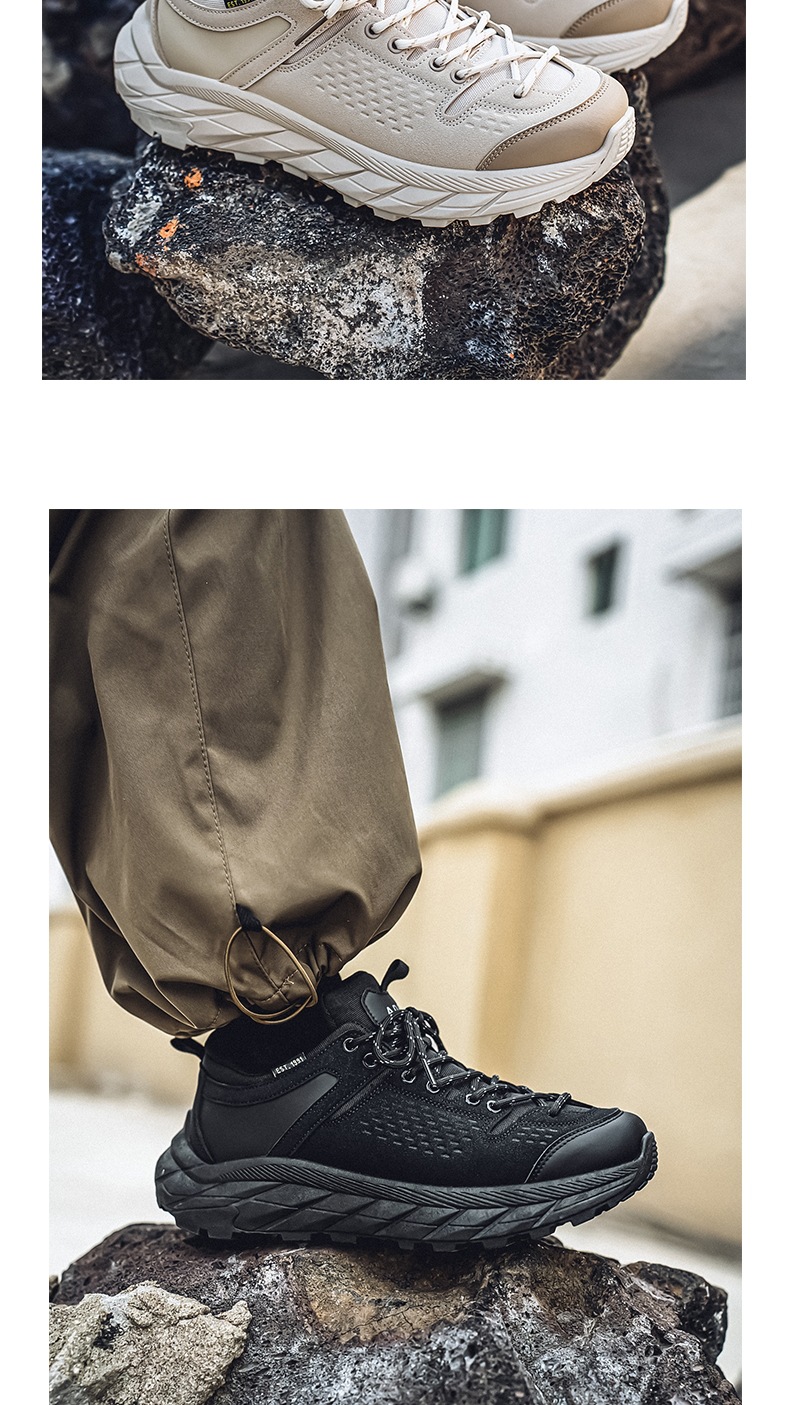 ShoeGlobe Frühjahr 2025 Neue Arbeitsschuhe für Herren: Rutschfest, abriebfest, mit dicker Sohle – ideal für Outdoor-Aktivitäten wie Wandern und andere Sportarten._voghion.com