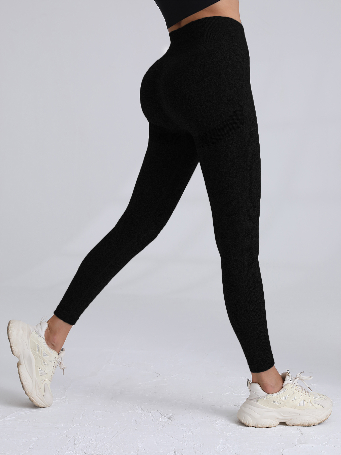 Peach Hip Fitness Pants For Women, High Waist, Abdomen And Hip Lift Yoga Trousers, Sports Running Training Can Wear Leggings_ecoleips.com