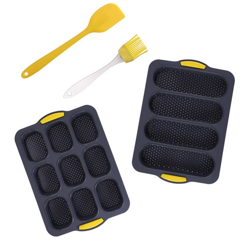 Factory Silicone Mold Bread Pan Set Non-stick Baking Sheet Bread Oven Cake Mold Baking Tools