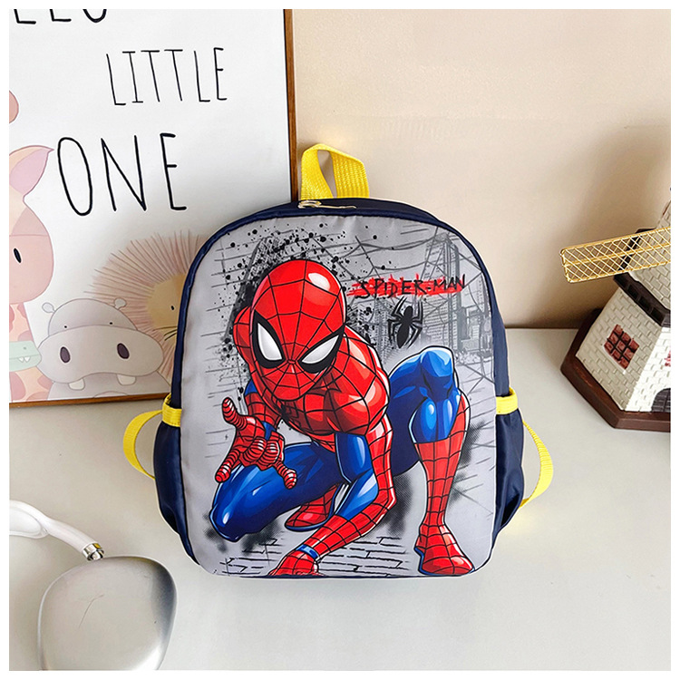 2025 Spiderman nuevo bolso de dibujos animados para niños moda bebé niño Spiderman mochila jardín de infantes