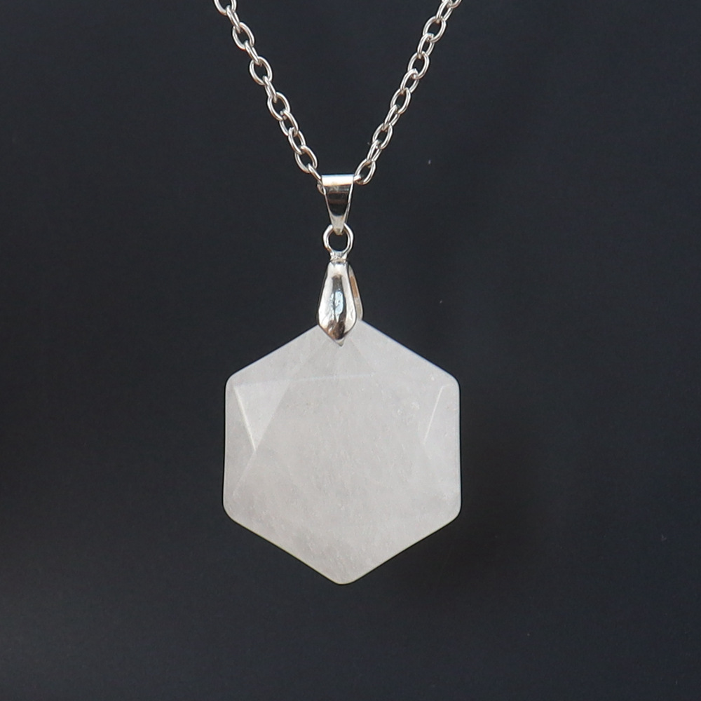 Simple Style Water Droplets Crystal Handmade Pendant Necklace 1 Piece