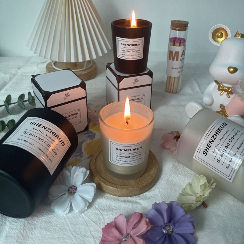 Aromatherapy candle cup wax fragrance candle diy romantic hand gift birthday gift candle factory wholesale