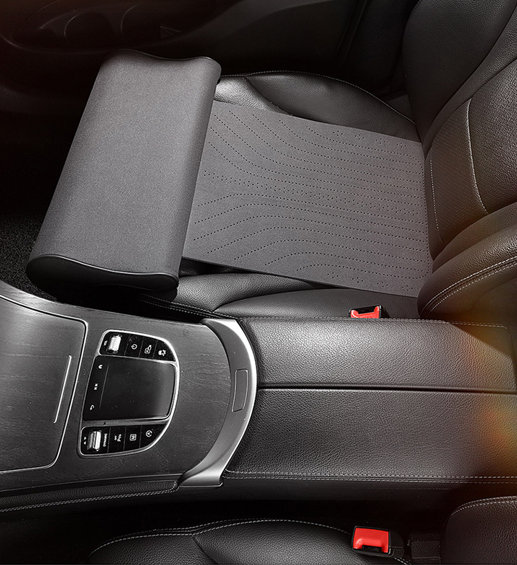 Extended car seat leg support suede non-slip integrated memory foam main driving extension pad cross-border hot sale