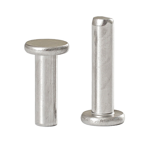 Stainless steel flat head rivets solid rivets hand hammered rivets M1.5-M12 Jiangsu manufacturer