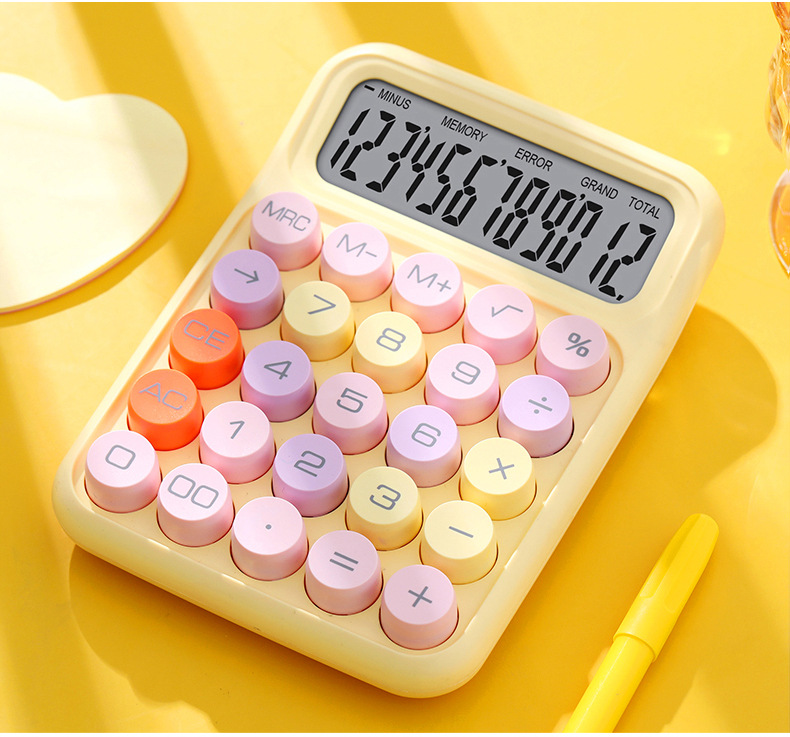 Cross-border Dopamine Calculator Mechanical Keyboard Desktop Computer Good-looking Office Scientific Calculator display picture 1