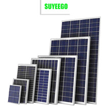 单晶硅太阳能板家用光伏300W-500W光能发电板太阳能电池板