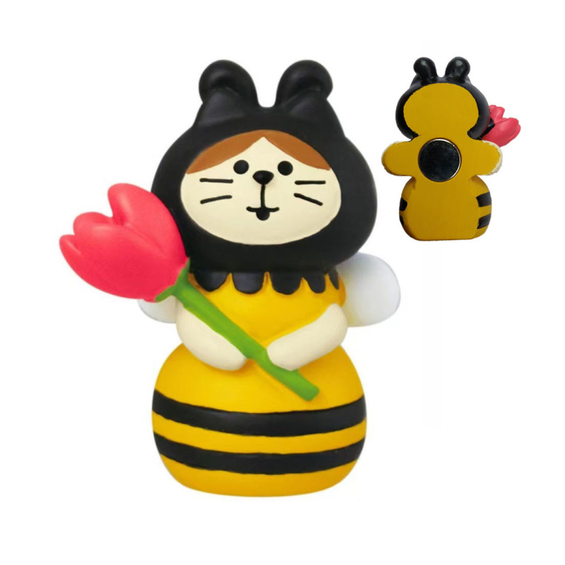 雑貨 和風猫冷蔵庫マグネット かわいい手作りオーナメント パンコーヒーショップ装飾 樹脂オーナメント|undefined