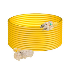 低价直供ETL透明T字头三孔SJTW美标电源线美式室外线美规延长线