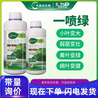 定制一喷绿水溶肥氨基酸叶面肥蔬菜果树槟榔药材微量元素冲施肥料