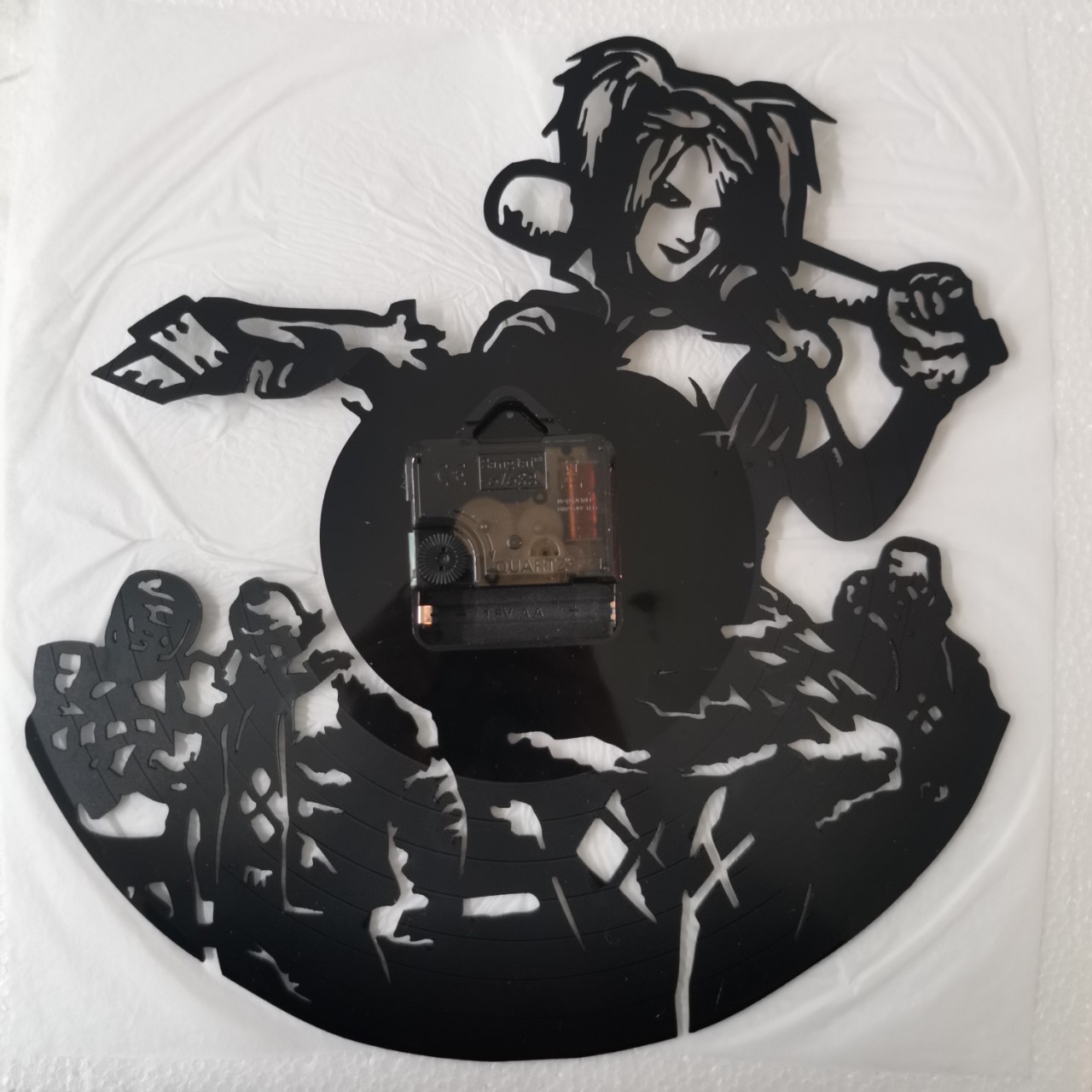 Reloj de pared de vinilo