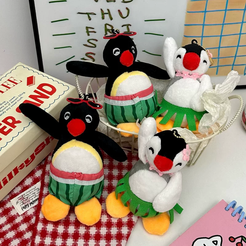 Creative funny plush pendant, appeases doll, keychain, pinguin