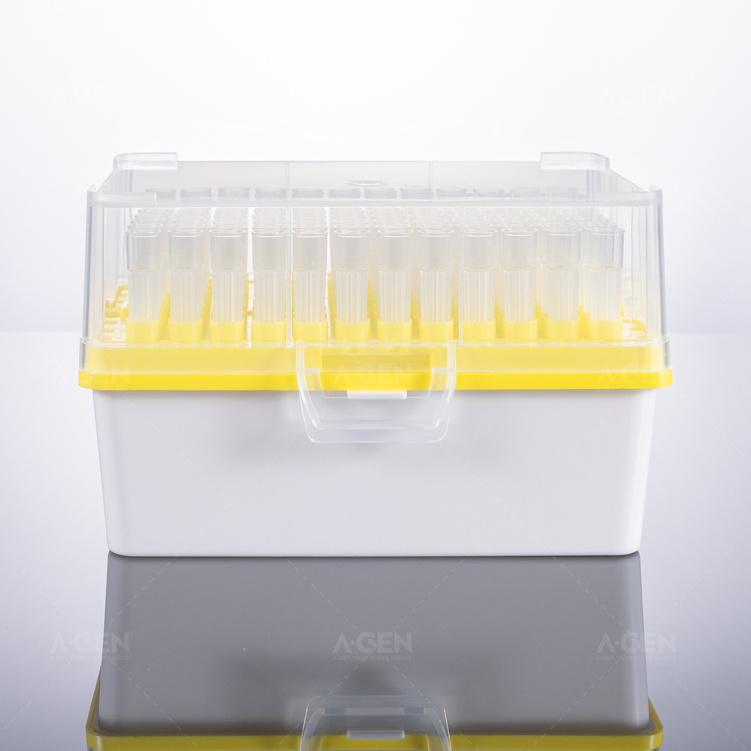 爱津厂家供应 R款专属 低吸附非滤芯 XLS移液器 300ul吸头实验室