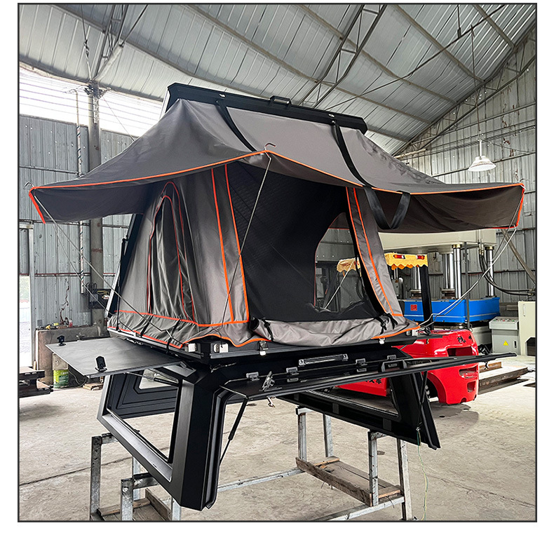 Pickup Truck High Cover Integrated Tent Camping Rear Cover Roof Tent Outdoor Camping Self-Driving Tour Portable Car Tent
