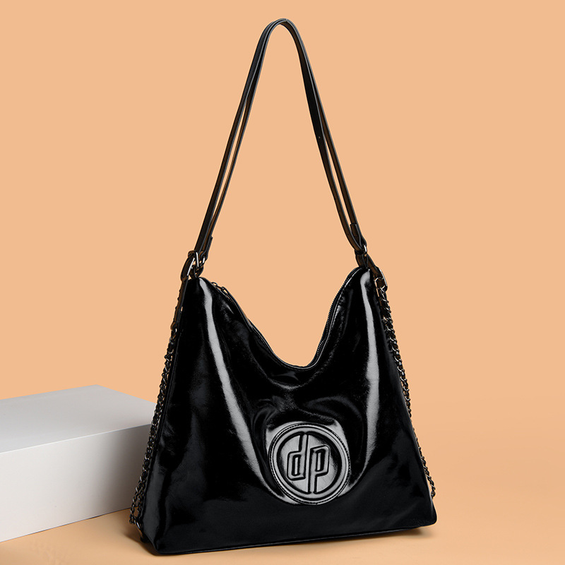 Korea 2023 New Niche Soft Leather Tote Bag Large Capacity High-End Texture Commuter Backpack & Shoulder Bag 2-In-1 For Women - Thumbnail 2