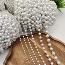 diy珍珠链条耳环项链服装发饰手工配件散链珠直径3—25mm厂家直销