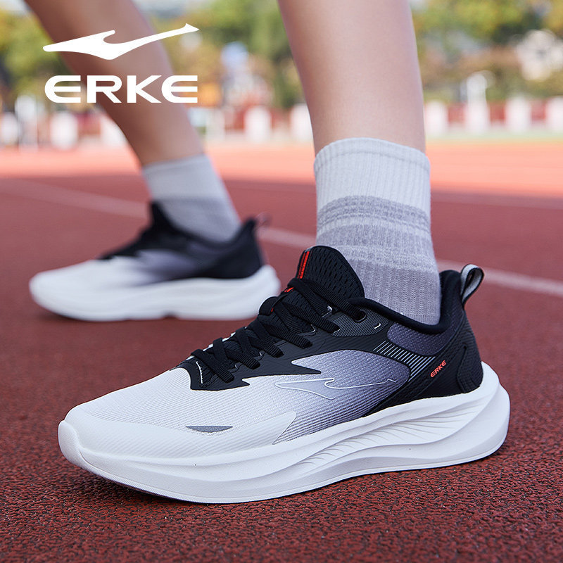 Hongxing Erke Official Flagship Store Men's Shoes 2026 Spring and Summer New Black Warrior Commuter Fitness Sports Running Shoes