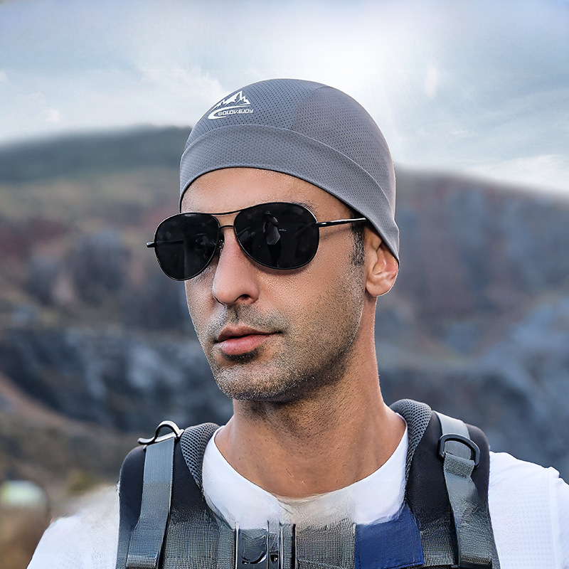 Leitch Cycling Hat Spring and Summer Outdoor Mountaineering Running Sun Protection Sunshade Ice Silk Lining Quick-Drying Melon Skin Soft Hat