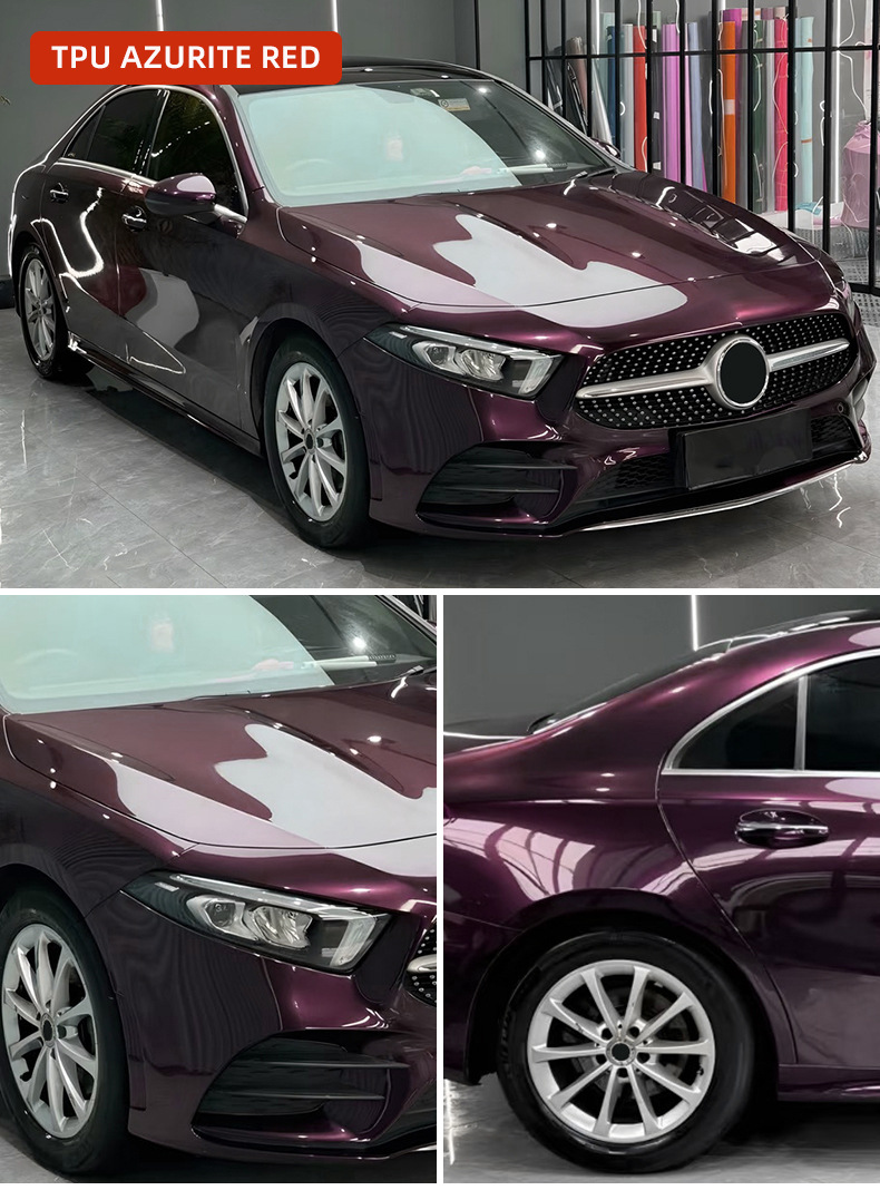 Colorful PPF Glossy Color-Changing Film TPU Red Copper Waterproof Heat-Reparable Wrap Car Vinyl Paint Protection Film