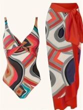 S 28821 Two Piece Swimsuit with Skirt ӡ��Ӿ�� ŷ���羳