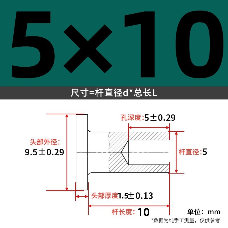【メーカー直販】GB873GB875 半中空アルミリベット M2-M6 カーリングと開花 大量割引|undefined