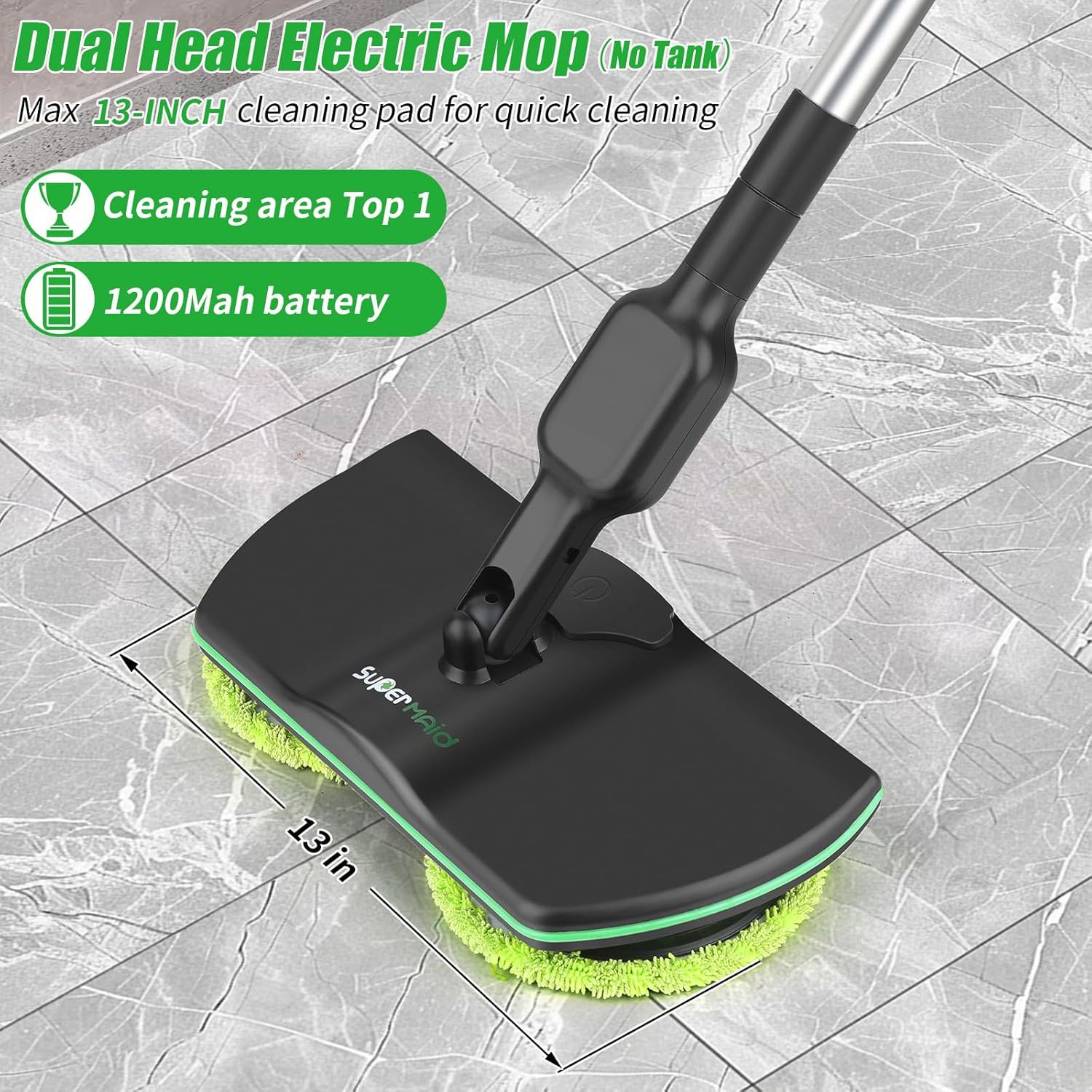 New Cross-Border Model Electric Mop, Handheld Rechargeable Cleaning Mop, Wireless Mop for Home Use, Automatic Floor Cleaning Machine