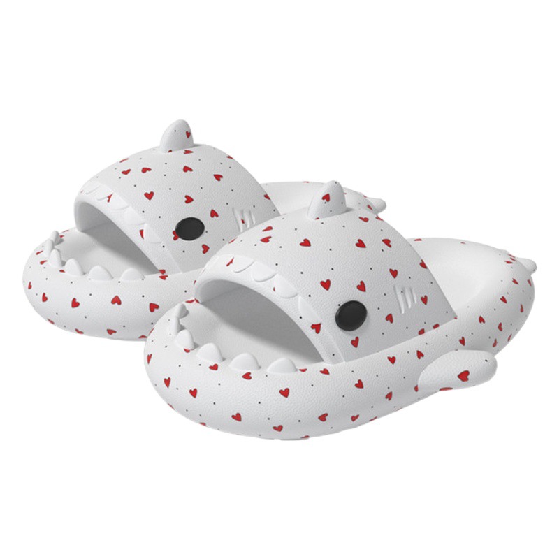 Verano nueva plataforma par zapatillas de las mujeres de fondo suave antideslizante 4,0 tiburón zapatillas amante Limited