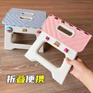 Folding Stool Portable Outdoor Adult Plastic Small Bench Children's Home Stool Folding Chair for Fishing Music Festival