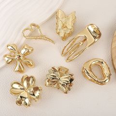 新しいヘアピン金属 U 字型グリッパーかわいいサメクリップシンプルなハイエンドヘアピンヘアグリッパーヘアピンヘアアクセサリー卸売