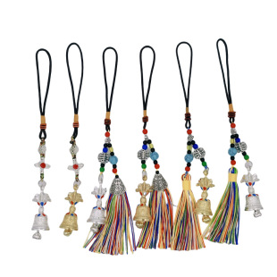 King Kong Bell Bag Colorful Tassel Pendant Scenic Spot Famous Ethnic Style Souvenir Bag Pendant Hand-woven