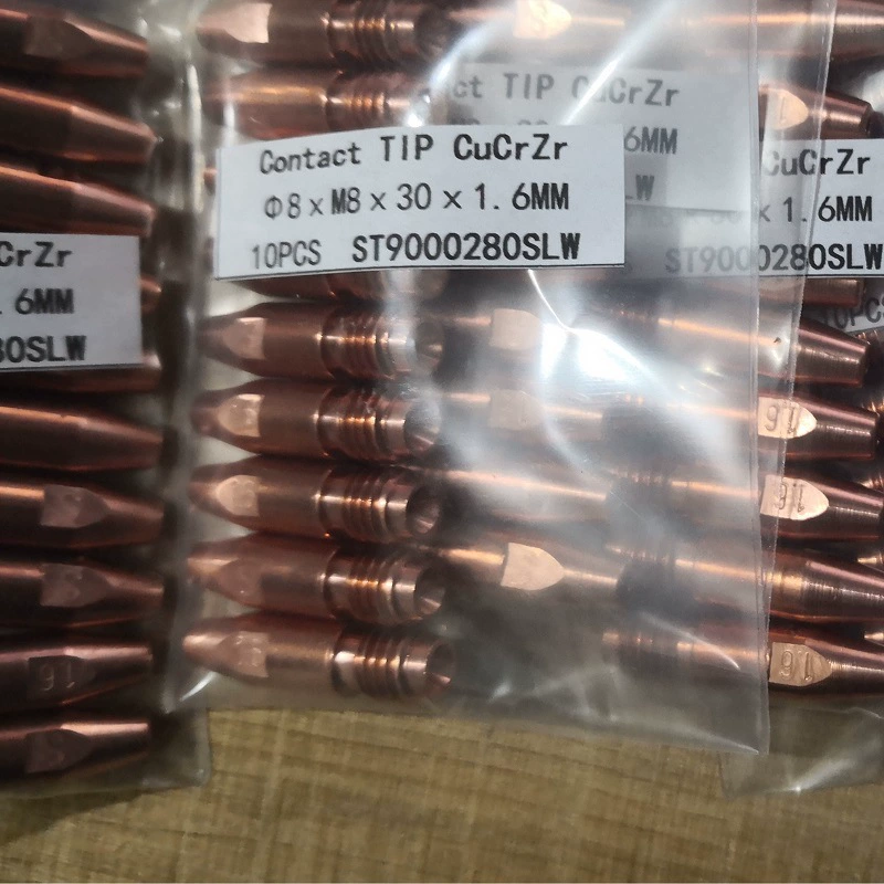 8*M8*30*1,6 проводящее сварочное сопло для робота