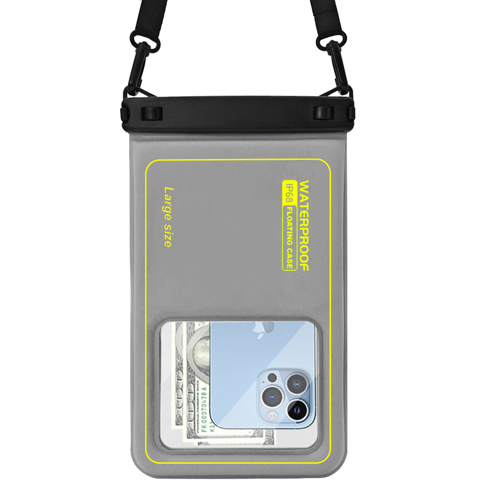 Explosión transfronteriza de 10,5 pulgadas esponja flotante bolsa impermeable de teléfono móvil flotante Natación a la deriva puede tocar la pantalla cubierta impermeable de teléfono móvil image 11