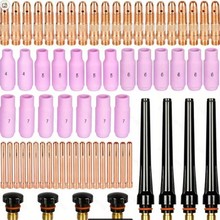 跨境套装TIG氩弧焊枪WP-17/18/26配件套装瓷咀导流体钨极夹长短尾