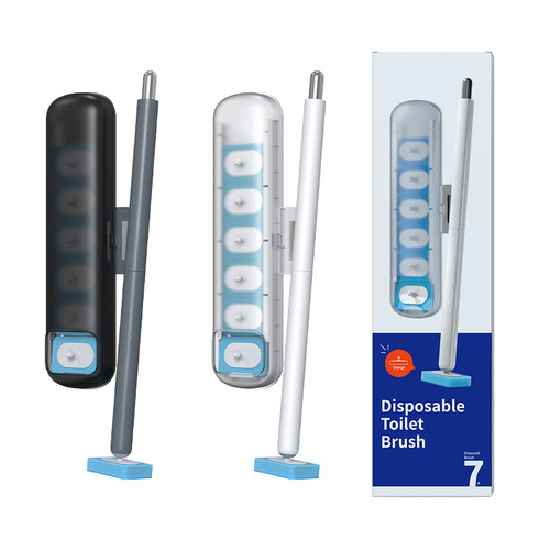 Disposable toilet brush, disposable replacement head, no dead angle cleaning toilet brush, household Japanese toilet brush