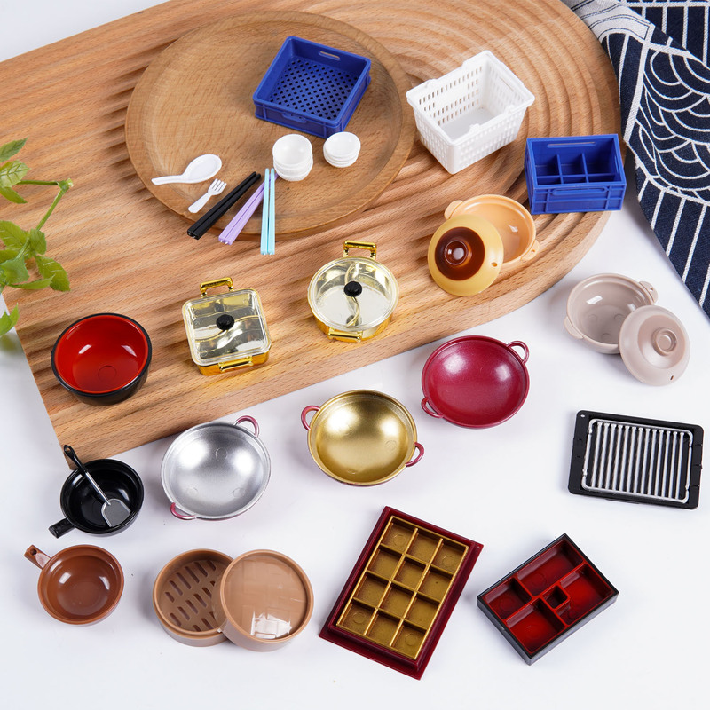 Simulation miniature bowl food play mini dinner plate blue and white porcelain bowl play house kitchen ornaments handmade DIY accessories wholesale Simulation miniature bowl food play mini dinner plate blue and white porcelain bowl play house kitchen ornaments handmade DIY accessories wholesale