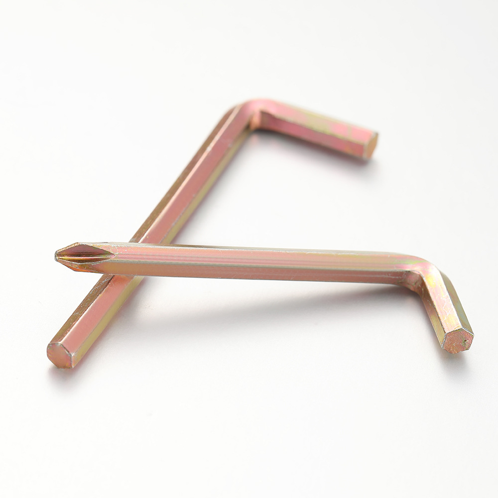 L型十字小扳手简易维修小起子十字六角扳手小空间五金维修工具