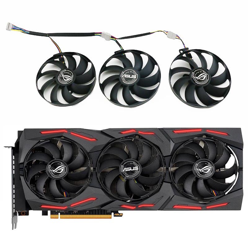 Suitable for ASUS ASUS RX 5600XT 5700 5700XT Rog graphics card fan…