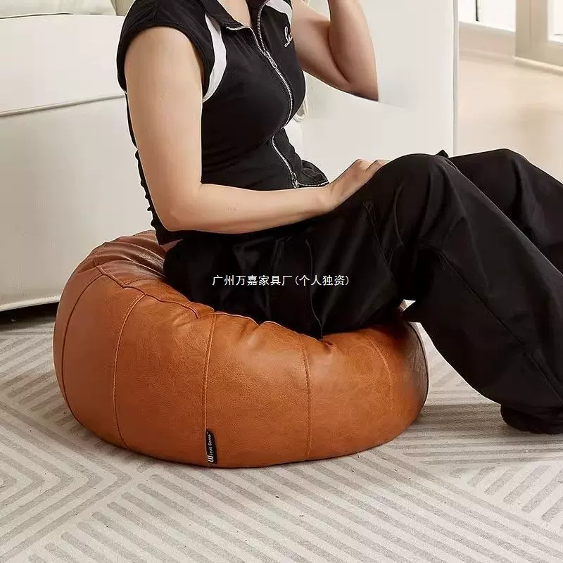皮墩子坐垫套罩屁墩子闲置旧衣服收纳坐墩脚踏多功能懒人沙发