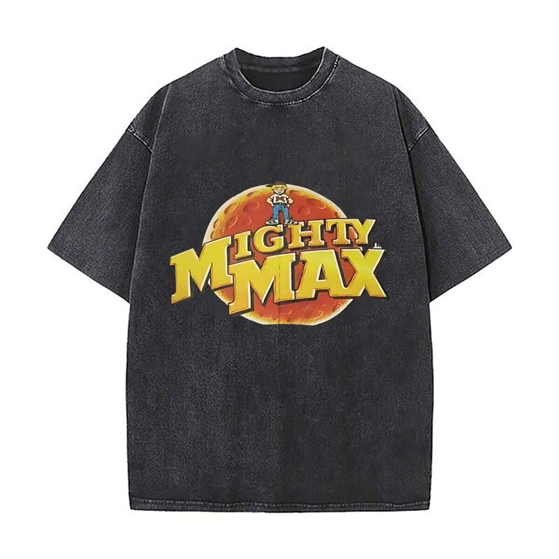 Mighty Max Cartoon Logo Hero Bad Boy T-Shirt Mighty Max Cartoon Logo Hero Bad Boy T-Shirt