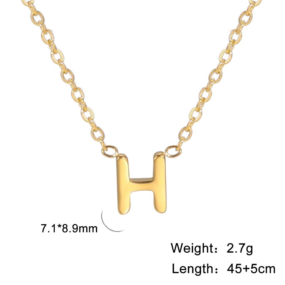 Golden, letter H