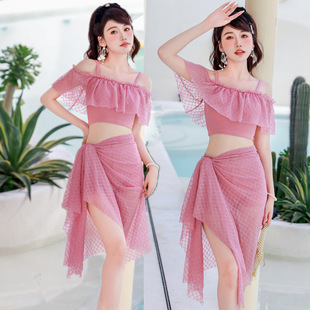 Fairy Swimsuit Women's Bikini Bikini Three-Piece Split Sexy Seaside Resort Hot Spring 2025 New Style