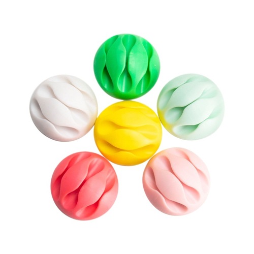 Data cable organizer, single-port and multi-port, desktop charger cable fixer, line storage clip, cord organizer