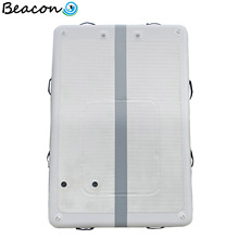 水上皮划艇移动双气室充气钓台平板折叠路亚浮筒钓鱼平台